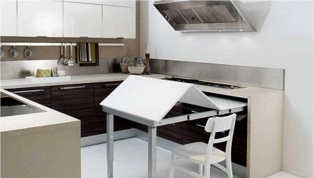 Convertible kitchen and other types of transforming furniture