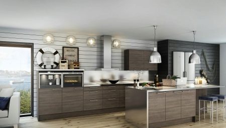 Cuisine nautique: options de conception et conseils de décoration
