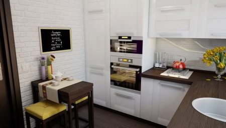 Kitchen set for a small kitchen: types and selection