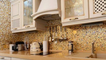 Apron mosaic for the kitchen: what happens and how to choose?