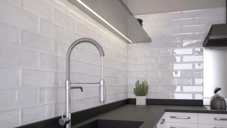 Boar tile on the kitchen apron: selection and installation