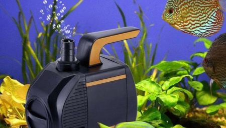 Pumps for an aquarium: purpose and types, selection and installation
