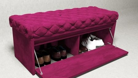 A pouf with a shoe box in the hallway: what are they and how to take care of them?
