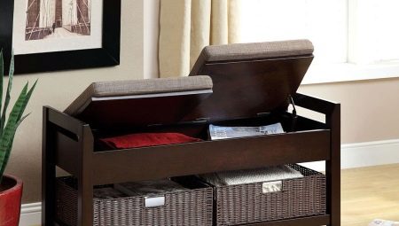 Poufs with a storage box in the hallway: what are they and how to choose the right one?