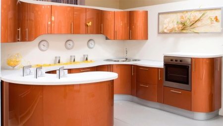 Radius kitchens: features and types