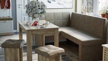 Sizes of kitchen corners