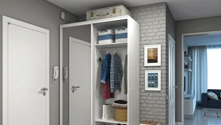 Sliding wardrobe in a small hallway: types, selection and placement