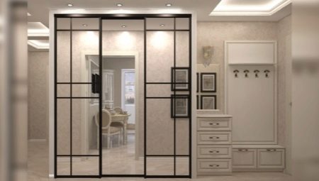 Modern wardrobes in the hallway: design, types and choice