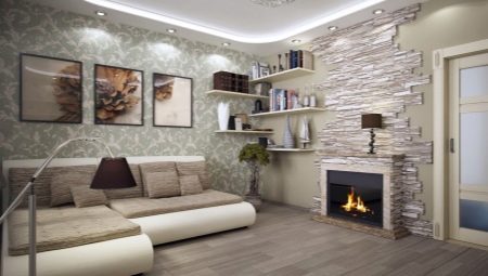 Decor options for the wall in the living room