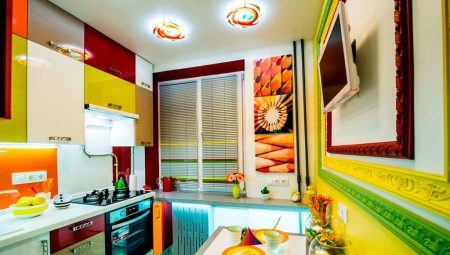 Bright kitchens: interesting design solutions