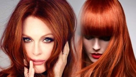 Couleur des cheveux en cuivre doré: nuances et options de couleurs