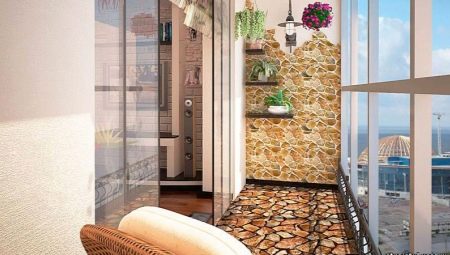 Decorative plaster for the balcony: pros and cons, choice and decoration