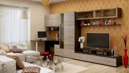 Living room design ideas with computer desk