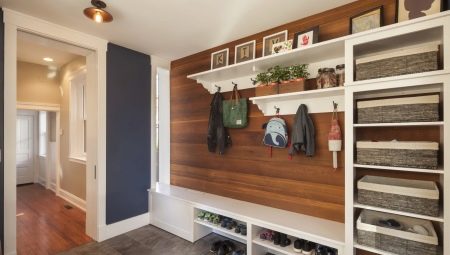 Using laminate for wall decoration in the hallway