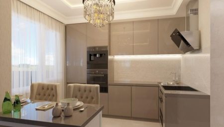 Cappuccino-colored kitchens