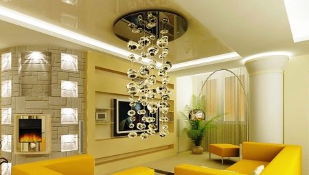 Chandeliers in the hall: types, choices and options in the interior
