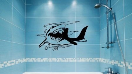 Bathroom stickers on tiles: an overview of types and design options