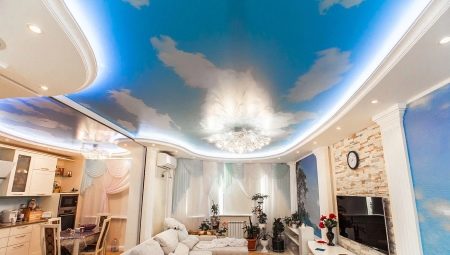 Stretch ceilings for the hall: varieties, tips for choosing, stylish solutions