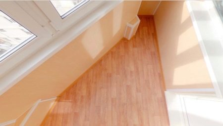 The floor on the loggia: how is it arranged and what is better to make?