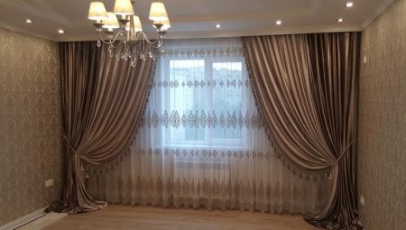 Curtains in the hall on the ceiling cornice: what are there and how to choose?