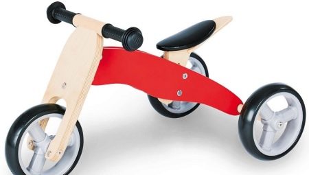 Three-wheeled balance bikes: design features and subtleties of choice