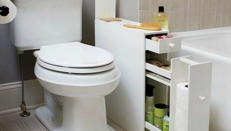 Toilet cabinets: overview of varieties and selection criteria