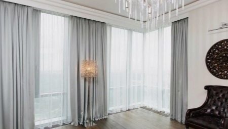 Tulle dans le hall: types, choix et options à l'intérieur