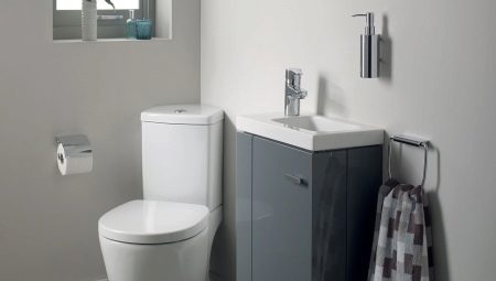 Toilettes d'angle: description et variétés