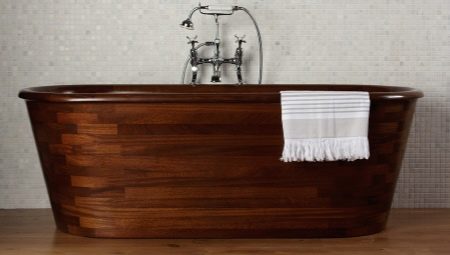 Baignoires en bois: caractéristiques, variétés, choix, entretien
