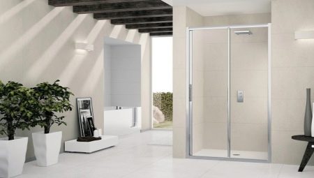 Shower door to a niche: varieties, sizes and recommendations for choosing