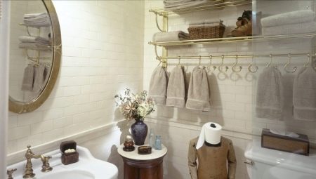Bathroom hooks: varieties and examples in the interior