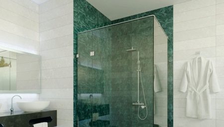 Open shower cabins: varieties, selection and installation rules