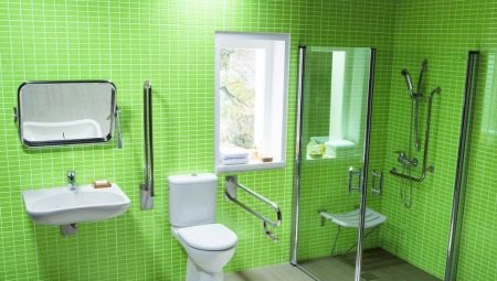 Bathroom handrails: varieties and choices
