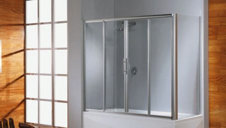 Sliding curtains for the bathroom: varieties and selection