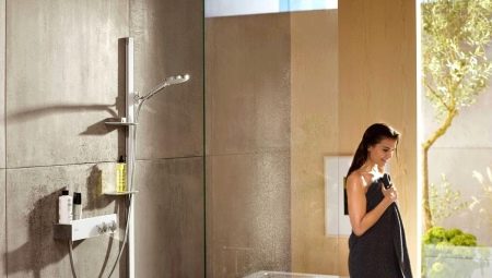 Bathroom shower bars: varieties, brands and selection