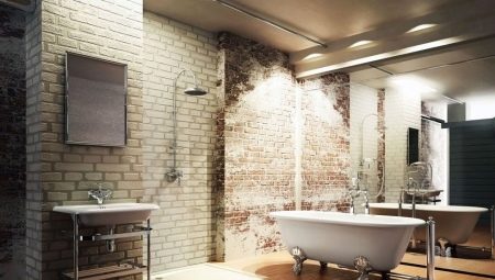 Subtleties of loft-style bathroom design