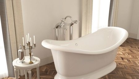 Cast marble baths: varieties, tips for choosing and care