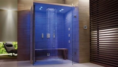 Built-in shower cabins: features, varieties, selection rules