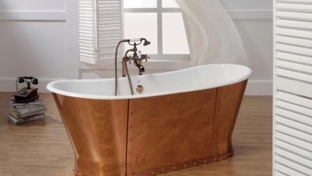 Cast iron bathtubs: features, sizes and tips for choosing