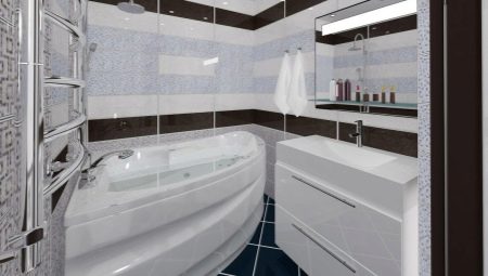 Bathroom design 8 sq. m