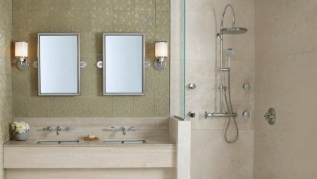 Shower without shower in the bathroom: features and design options