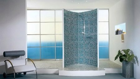 Tile showers: types, layouts and designs