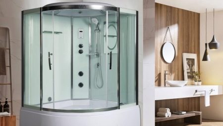 Shower cabins with a deep tray: types, sizes and selection rules