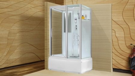 Showers with a high tray: varieties, sizes and tips for choosing