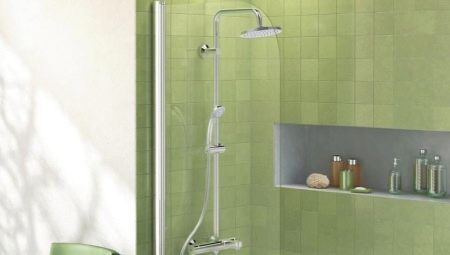 Shower racks with mixer: what are they and how to choose?