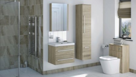 Hanging cabinets in the bathroom: types and selection