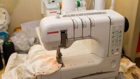 Janome overlocks: model characteristics, user manual