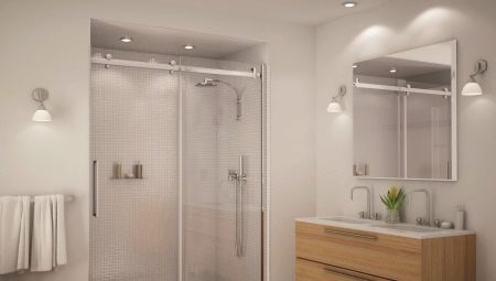 Shower enclosures: materials, sizes and selection rules