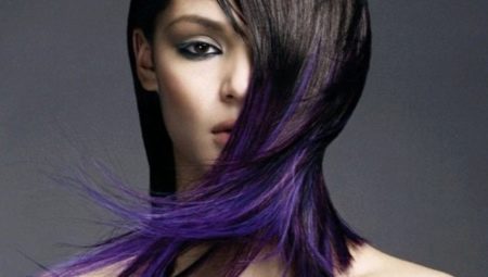 Purple hair ends: fashion trends and dyeing techniques