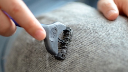 How do I get the pellets off my pants?